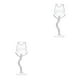 thumbnail image 1 of Naiovety Copa de cóctel transparente con estructura fuerte de forma única para regalos de inauguración de la casa Copa de vino tipo 1 Tipo 1 2Conjunto, 1 of 1