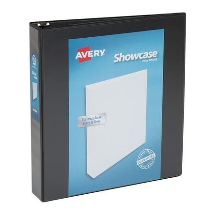Showcase Reference View Binder, 1.5 Inch, Black, 1 Binder (19650), Provides a simple and lightweight means of organizing your papers By (Best Way To Organize A Binder)
