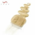 thumbnail image 3 of SEGO 4*4 Lace Closure Blonde Virgin Human Hair Bundles With 100% Unprocessed Human Hair Extensions For Women Silky Straight Soft, 3 of 6