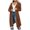 Brown, variant on Fesfesfes Cardigan for Women Casual Pockets Long Sleeve Casual Solid Coat Cardigan Blouse