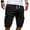 Black, variant on Azrian Men's Shorts Sport Pure Color Bandage Casual Loose Sweatpants Drawstring Short Pants