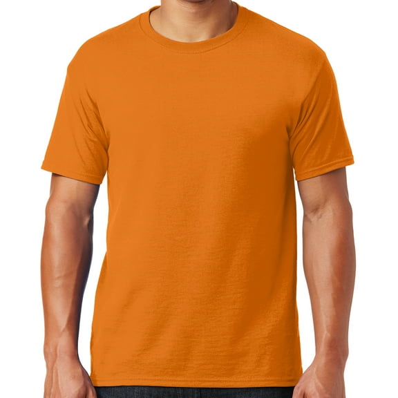 Mens Moisture-Wicking Cotton/Poly T-shirt, Small Tennessee Orange