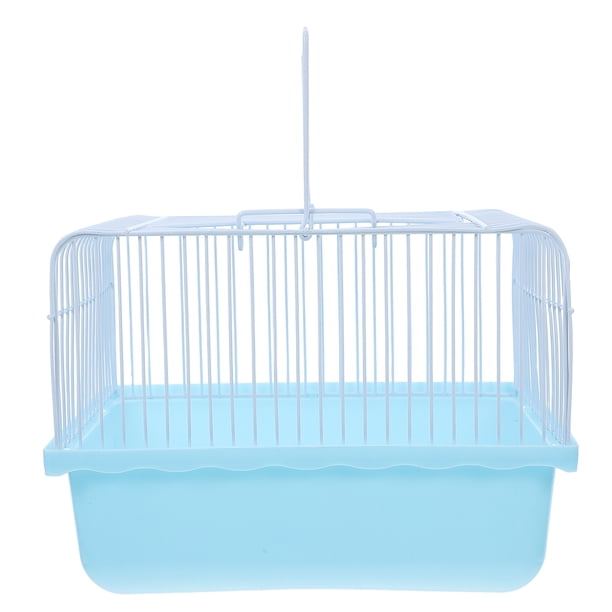 Jaula de viaje portátil para pájaros, ideal para agapornis y animales pequeños Jaula ligera para pájaros, ideal para periquitos y cacatúas Transportín de plástico para pájaros