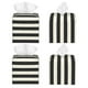 thumbnail image 2 of Fotbe Black And White Thick Stripes Porta Pañuelos Decorativo de Cuero, Caja Cuadrada Moderna para Pañuelos Faciales, Organizador y Dispensador 5x5x5'', 2 of 7