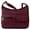 Dark Burgundy, variant on SILVERFEVER Medium Leather Hobo Handbag for Women  Shoulder Purse with Built-in Wallet Organizer, Genuine Leather Everyday Bag