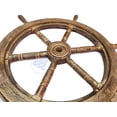 thumbnail image 5 of Nagina International Classic Antique Golden Pirate's Boat Ship Wheel | Wall Decor | Sea Gift (48 Inches), 5 of 6