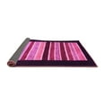 thumbnail image 2 of Ahgly Company Indoor Round Abstract Pink Modern Area Rugs, 8' Round, 2 of 4