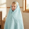 thumbnail image 5 of REGALWOVEN 1 Pack Cotton Waffle Bath Towels, Soft & Absorbent, Quick Dry and Lightweight Shower Towel for Gym, Travel, Beach, Pool, Spa Blue 55" x 28", 5 of 7