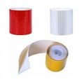 thumbnail image 5 of Outdoor Reflective Tape, Waterproof Night Safety Warning Tape, Weather-Resistant Industrial Strength Adhesive For High Visibility, Prism Technology Safety Tape For Vehicles And Gear (3 Pieces), 5 of 5