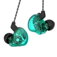 thumbnail image 1 of Auriculares YINYOO CCZ Melody inear 1DD 1BA Hybrid Drivers Green, 1 of 8