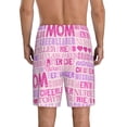 thumbnail image 3 of Fotbe Best Mom ever Pajama Shorts for Men, Men's Pajama Bottoms, Sleepwear,Short Pajama Pants-3X-Large, 3 of 9