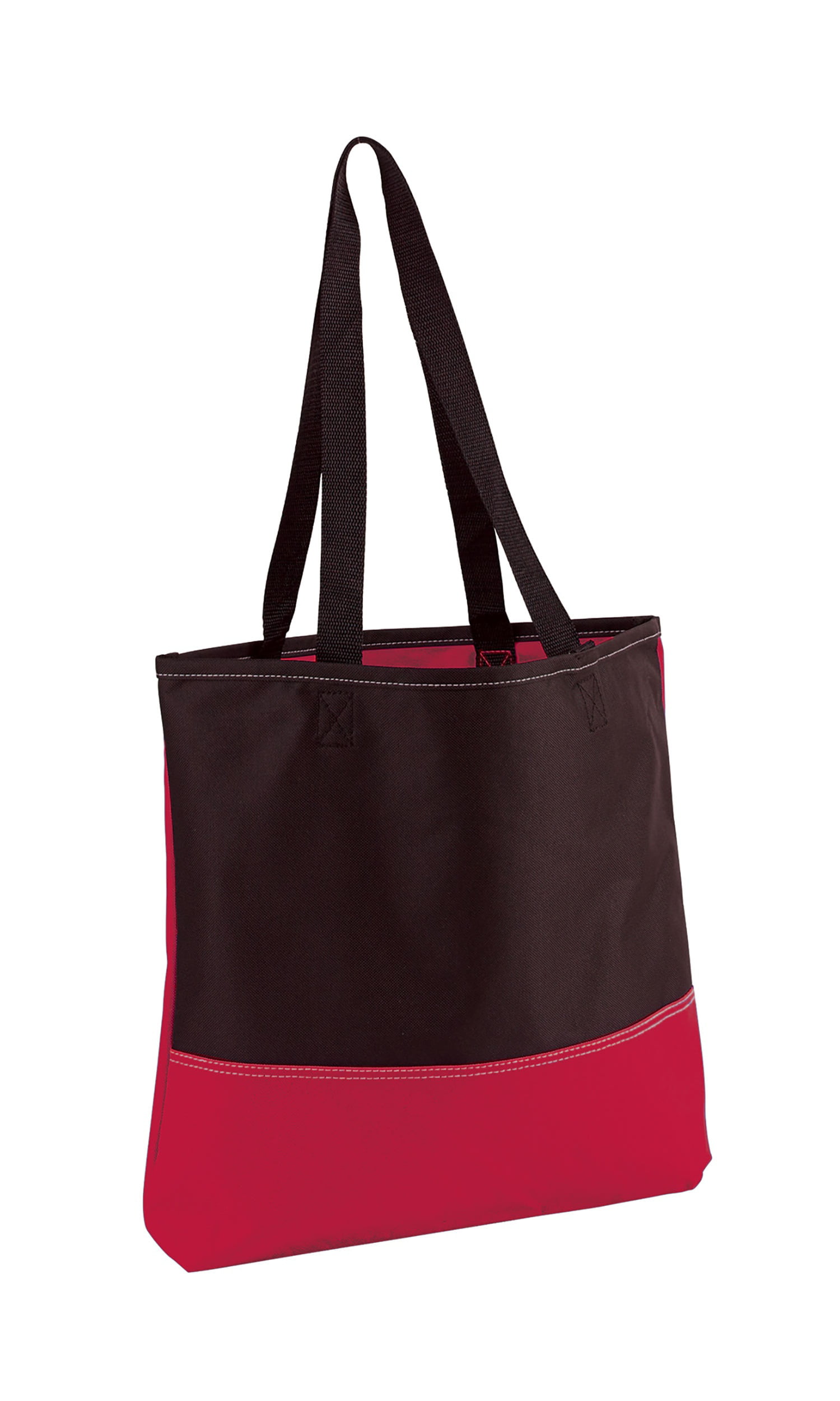 1148 Augusta Sportswear Web Handles Zippered Front Pocket Dauntless Tote Bag 