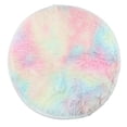 thumbnail image 4 of Circle Round Shaggy Rug Living Room Bedroom Carpet Floor Mat Anti-Skid, 4 of 9