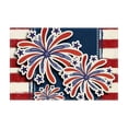 thumbnail image 2 of Boovnll 4th of July Placemats Red White Blue Placemats Heat-Proof Place Mats for Memorial Day Patriotic Kitchen Dining Table Party, 4th of July Decorations, 12x18", 2 of 6