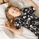 thumbnail image 5 of Balery Skeleton Conjunto de Pijama Infantil de Manga Corta con Estampado – Ropa de Dormir de Algodón Suave-Large, 5 of 6