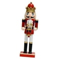 thumbnail image 4 of Abbracc Christmas Decor Crafts Tabletop Decoration Table Centerpiece Nutcracker Figurine Red Drumstick, 4 of 9