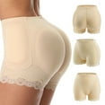 thumbnail image 2 of Visland High Waist Non-slip Elastic Waistband Lace Trim Women Panties Padded Fake Butt Lifter Corrective Underpants, 2 of 6