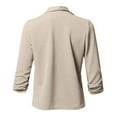 thumbnail image 2 of Kayannuo Clearance Fall Clothes For Women Womens Solid Open Front Cardigan Long Sleeve Blazer Casual Jacket Coat Khaki, 2 of 5