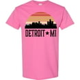 thumbnail image 3 of Inktastic Detroit Michigan Skyline Retro T-Shirt, 3 of 5