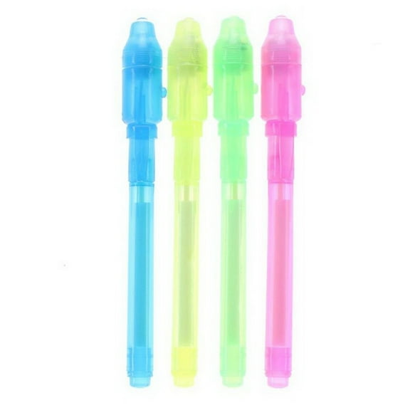 SagaSave Invisible Ink Pens Record Magic Marker Secret Message Gadget Pen 4 Count