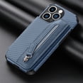 thumbnail image 3 of Card Holder Cover Flip Cell Phone Clip PU Card Slots Magnetic Shockproof phone case for iP14, 3 of 5