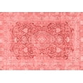 thumbnail image 1 of Ahgly Company Machine Washable Indoor Rectangle Abstract Red Modern Area Rugs, 5' x 8', 1 of 4