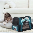 thumbnail image 7 of Tiny Teeth Carrier Travel Bag with 900D Oxford Fabric, Nylon Webbing Handles, 17x10x11.8 in - Pet Transport Bag for Small Pets - Breathable, 7 of 7