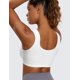 thumbnail image 2 of Sostén CRZ YOGA Pequeño Blanco Inalámbrico de Impacto Medio, 2 of 6