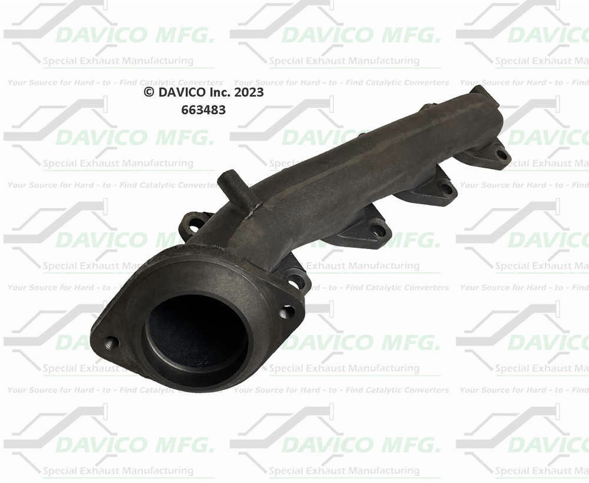 Davico Mfg 663483 Stand alone Exact-Fit exhaust manifold