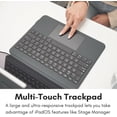 thumbnail image 6 of Macally iPad Air 13 Inch Case Keyboard (M3, 2025/M2, 2024) |iPad Pro 12.9 Keyboard Case (5/6th Gen) with Large Trackpad, Multi Angle View Stand Apple Pencil Holder, Backlit, Detachable, 6 of 7