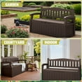 thumbnail image 3 of Devoko 82 Gallon Storage Patio Bench and Deck Box Organization Storage Combi for Patio, Garden, 3 of 7