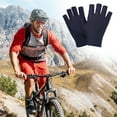 thumbnail image 5 of TNOBHG Half-finger Gloves 1 Pair Ice Silk Riding Gloves Super Soft High Elastic Touchscreen Non-slip Sun Protection Breathable Summer Outdoor Gloves, 5 of 8