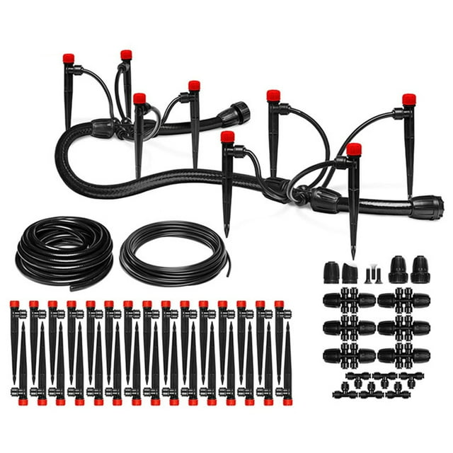Kit Riego Por Microgoteo para Invernadero Riego Automático Plantas 10M + 15M