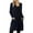 Navy, variant on Long Duster Cardigan Open Front Drape Fit Long Sleeve Dual Side Pockets Lightweight Office Layering Cover Up Navy 5XL
