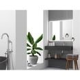 thumbnail image 6 of Castello USA Inc Juniper 36" Right Basin Stone Bathroom Sink in Matte Black, 6 of 7