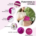 thumbnail image 5 of 2026-2028 Monthly Planner, 8.5x11": 24 Months (July. 2026 - June. 2028), Large Daily Blocks, Deep Pink, 5 of 7