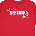 thumbnail image 4 of Inktastic Just a Nebraska Girl Born and Raised Girls Long Sleeve Toddler T-Shirt, 4 of 5