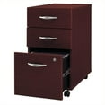 thumbnail image 2 of Bowery Hill 3 Drawer Mobile Pedestal in Mahogany, 2 of 2