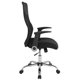 thumbnail image 2 of Silla de oficina ergonómica Flash Furniture Milford respaldo alto diseño contemporáneo malla blanco y negro, 2 of 2