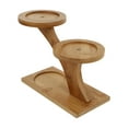 thumbnail image 4 of SHISUYAN 1pc Wood Flowerpot Rack Desktop Planter Display Stand Indoor Plant Pot Shelf, 4 of 9