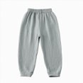 thumbnail image 6 of Gibobby Boys Pants Boys Athletic Pants Sweatpants Soft Jogger 3T 4T 5T 6T 7T Pants With Pockets Elastic Waist Drawstring For Kids School Sports Little Boys Winter Pants(5-6 Years,Grey), 6 of 6