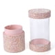 thumbnail image 2 of Organizador de estuche de viaje de belleza con portaescobillas de maquillaje visible con lentejuelas (rosa) Ehuebsd  Cuidado Belleza, 2 of 8