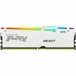 Kingston 16GB (1x16GB) DDR5 6000MT/s CL30 FURY Beast White RGB XMP