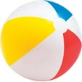 thumbnail image 3 of Intex 20" Glossy Panel Multicolor Inflatable Beach Ball Pool Toy Ages 3+, 3 of 6