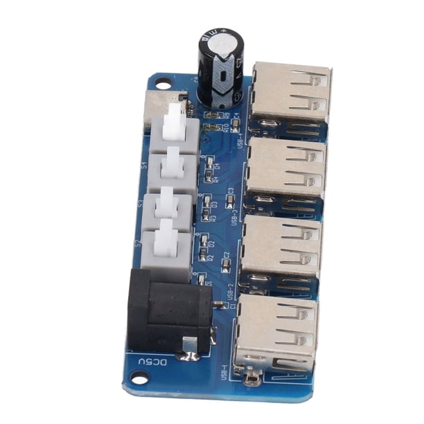 Tablero Divisor De Energía USB, Módulo De Expansión De Energía De Control De Botón Indicador De Energía De Fácil Instalación Estándar Para El Hogar