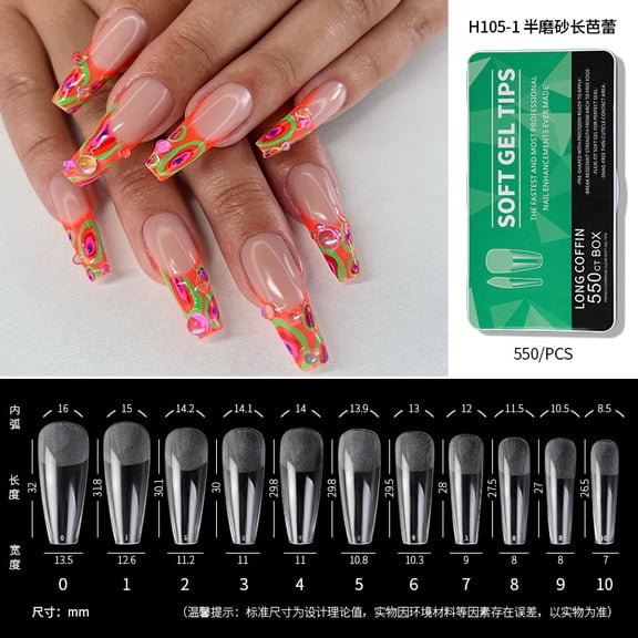 YTTAL(Buy 2 Get 1 Free) Psychedelic Swirl Press On Nails - Long Stiletto Fake Nails, 24PCS Reusable Acrylic False Nails , Salon Quality Manicure Set for Women Daily Wear & Party