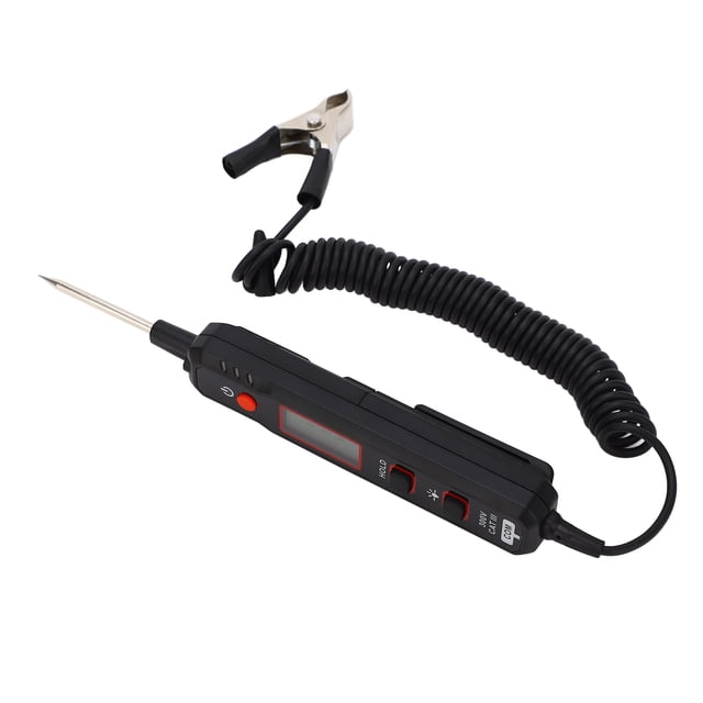 MAYILON HT86A Heavy-Duty Digital LED Circuit Tester with 2-100V DC Voltage Range, Bidirectional Polarity Detection, and Real-Time Display for Automotive Electrical Diagnostics in Cars, Trucks,