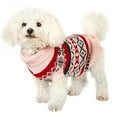 thumbnail image 2 of SLYNSHome Dog Winter Sweater,Cute Pet Pullover Vest, Soft and Thick Sweatshirt for Dogs and Cats,Christmas Pet Clothes - Pink - XL, 2 of 4
