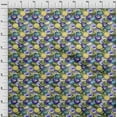 thumbnail image 4 of oneOone Rayon Olive Green Fabric Retro Bottle Soda Cap Dress Material Fabric Print Fabric By The Yard 56 Inch Wide-CK, 4 of 8