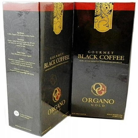 2 Boxes Organo Gold Gourmet Black Coffee - 60